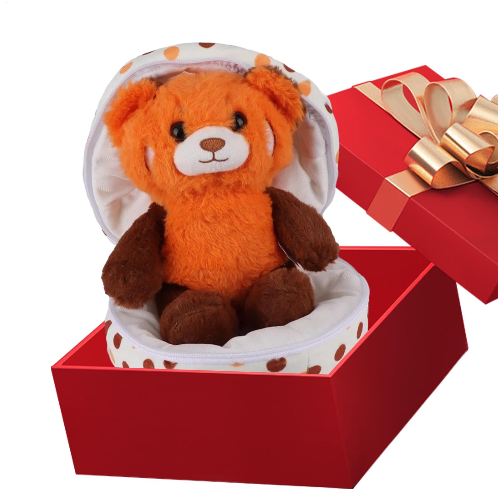 Kids Zip Toys - Animal Plush Toys Soft Adorable Stuffed