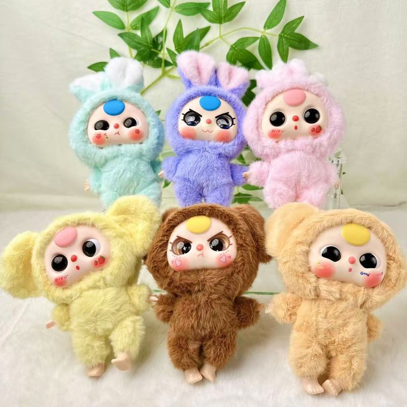 Kids Toys Movie - Cute Fluffy Mini Plush Vinyl Face