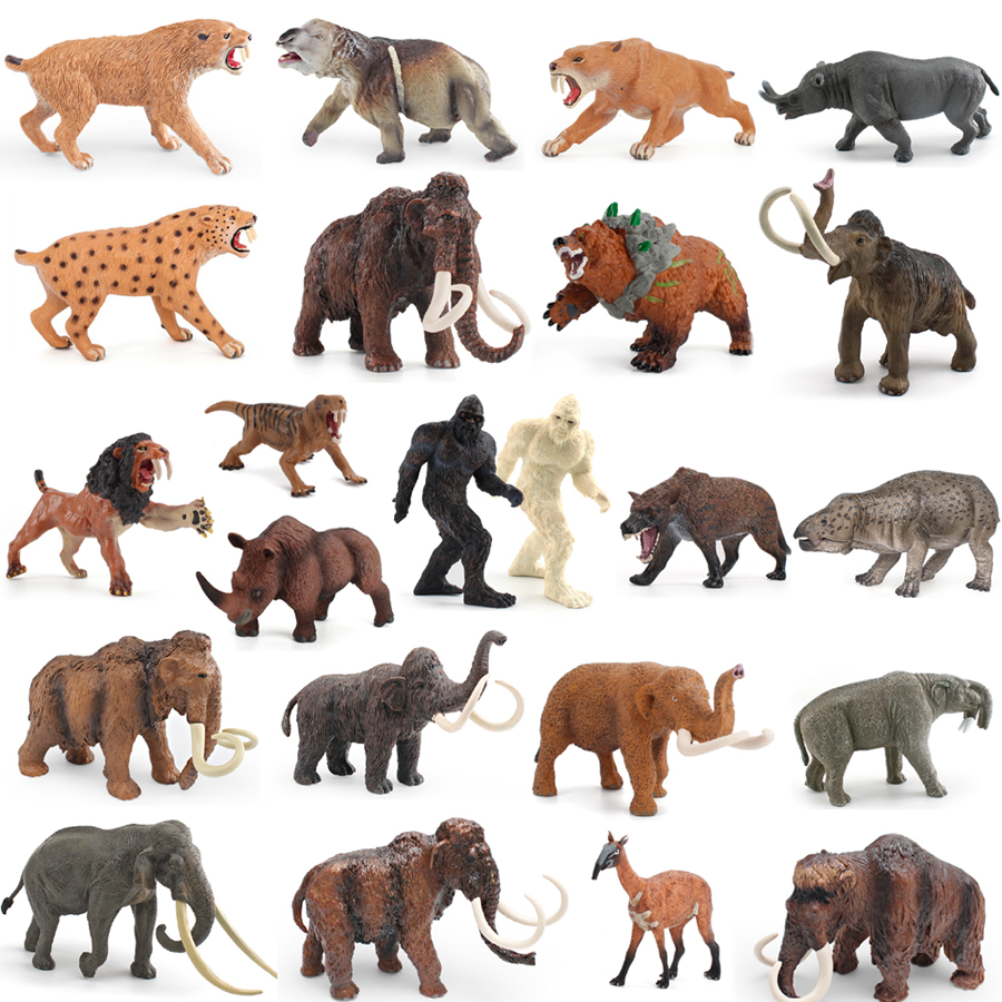 Kids Toys China - Realistic Prehistoric Animal Smilodon Mammuthus Lisowicia