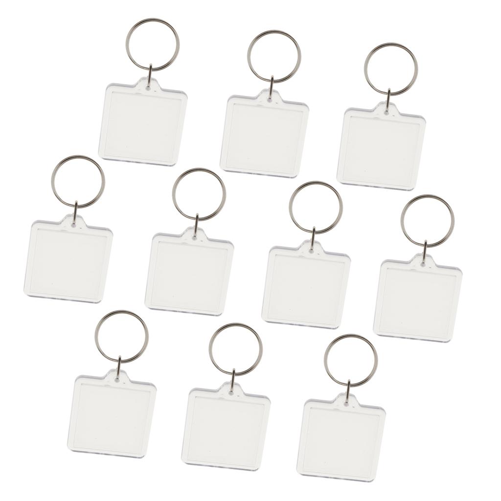 Kids Toys Shop - Acrylic Keychain Clear Key Ring Insert
