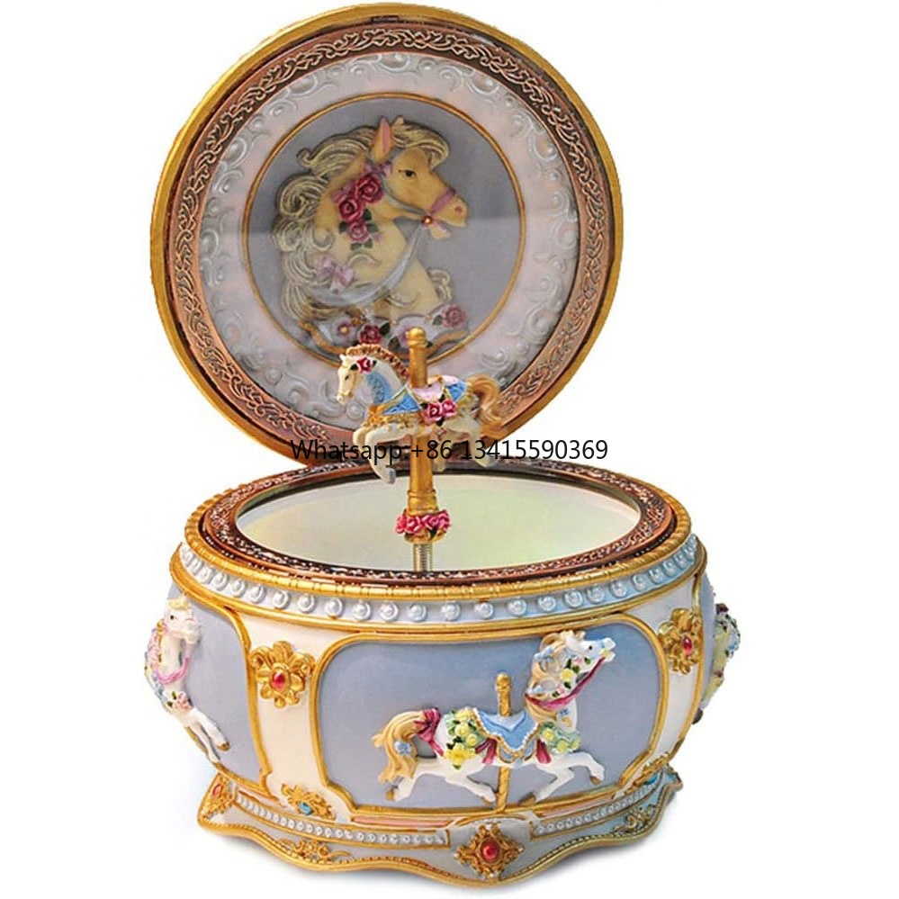 Kids Toys Manufacturers - EverBright Classic 18-Note Horse Carousel Music