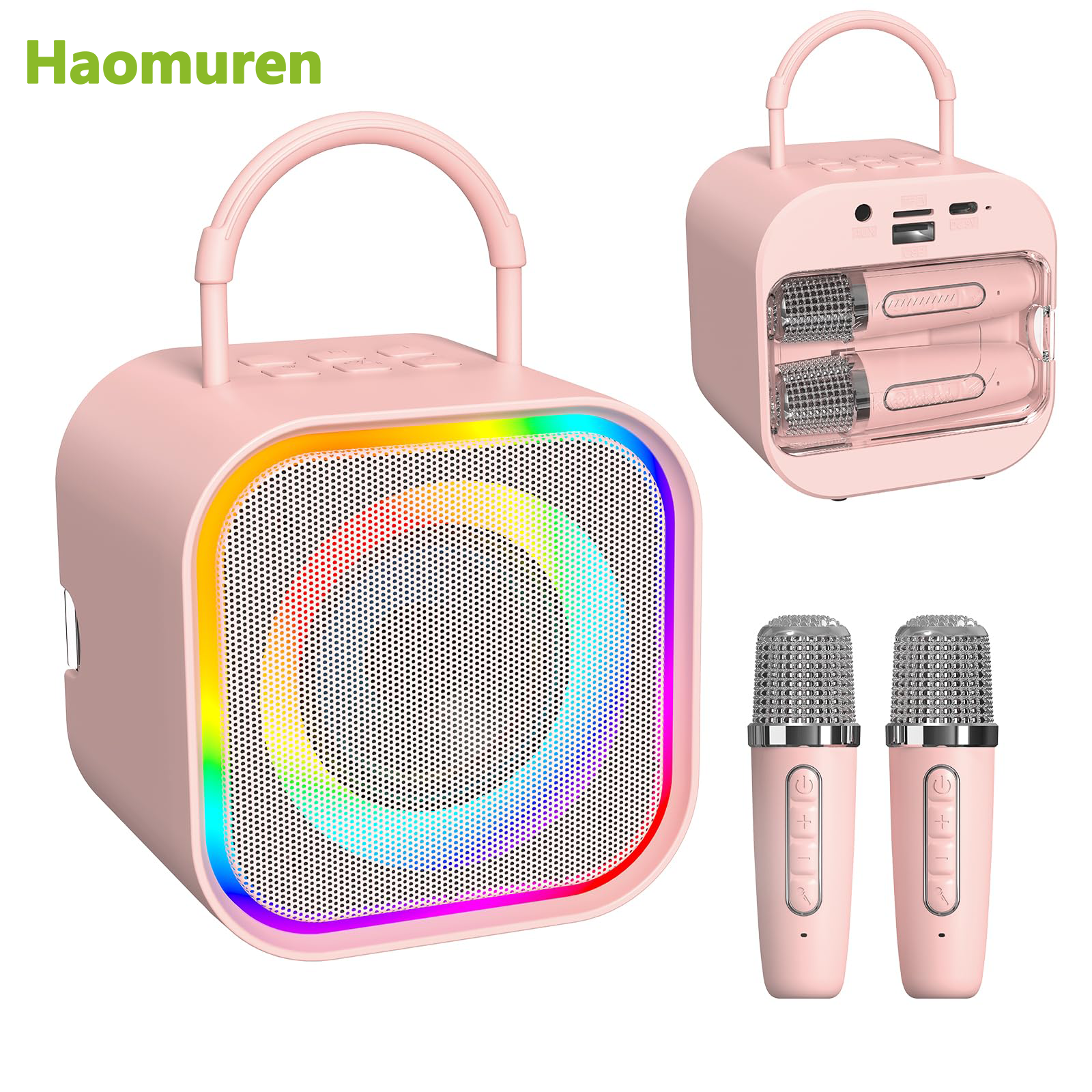 Kids Microphone Karaoke - Haomuren Mini Karaoke Machine for Kids