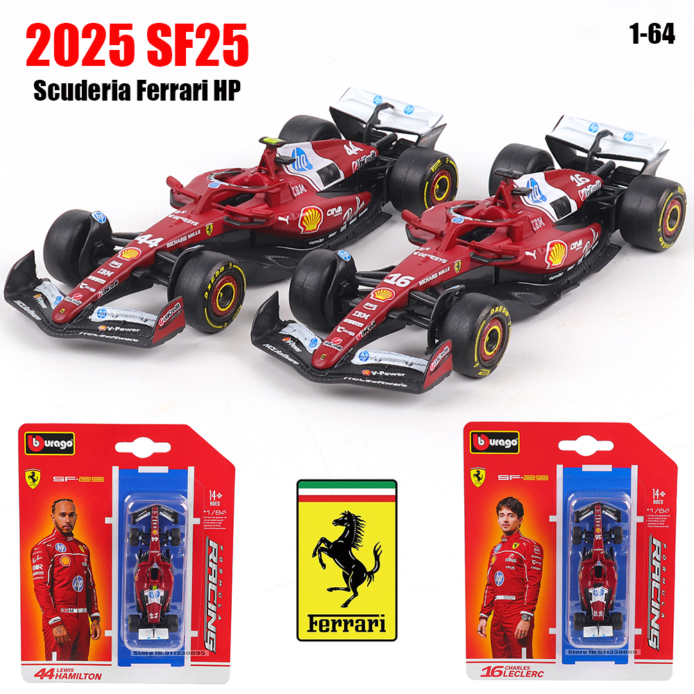 Kids Toys John Lewis - Bburago 1:64 Scuderia Ferrari HP SF25