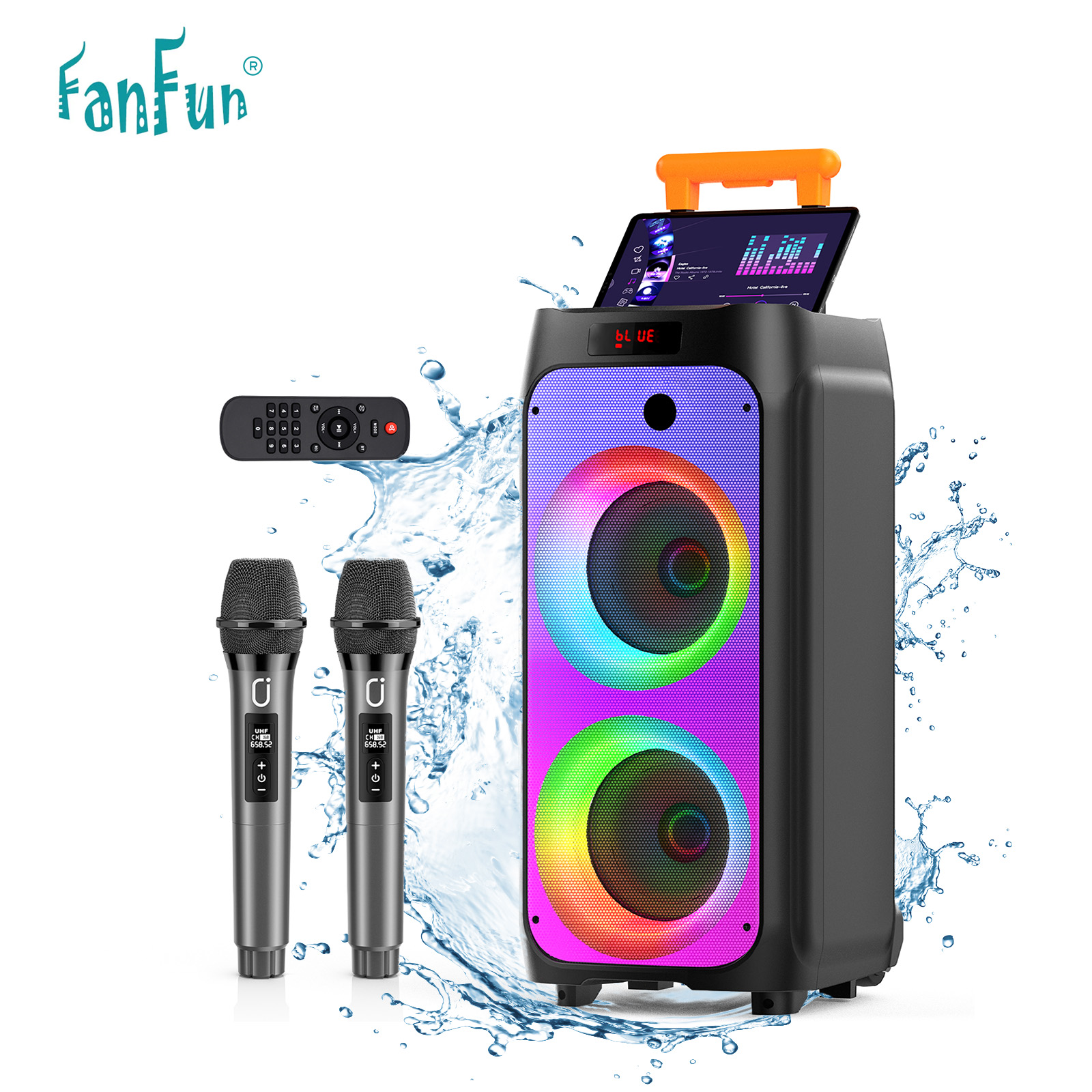 Kids Microphone Karaoke - T8Karaoke Machine,Portable Bluetooth Speaker with 2