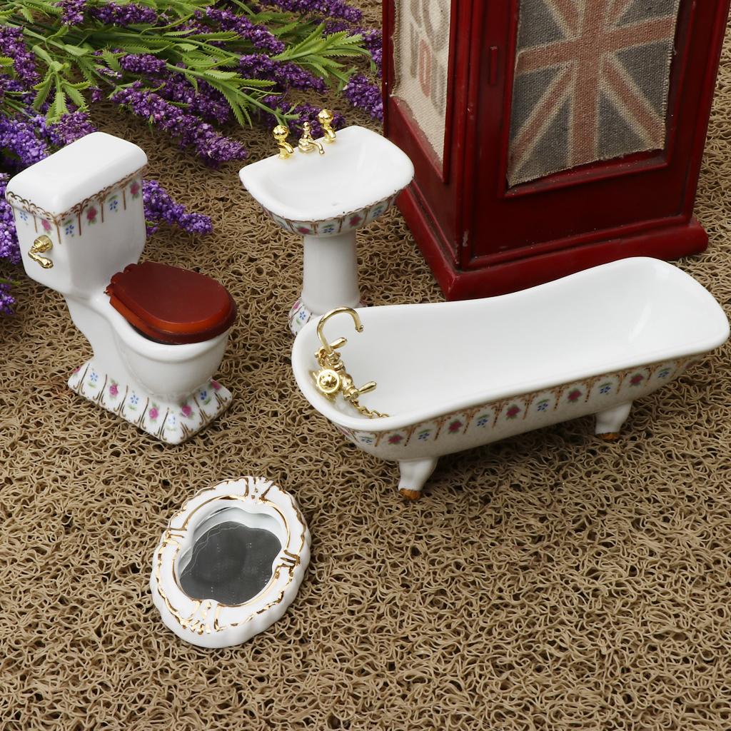Dollhouse Bathroom Accessories - огляд і ціна Kids Toys Shop