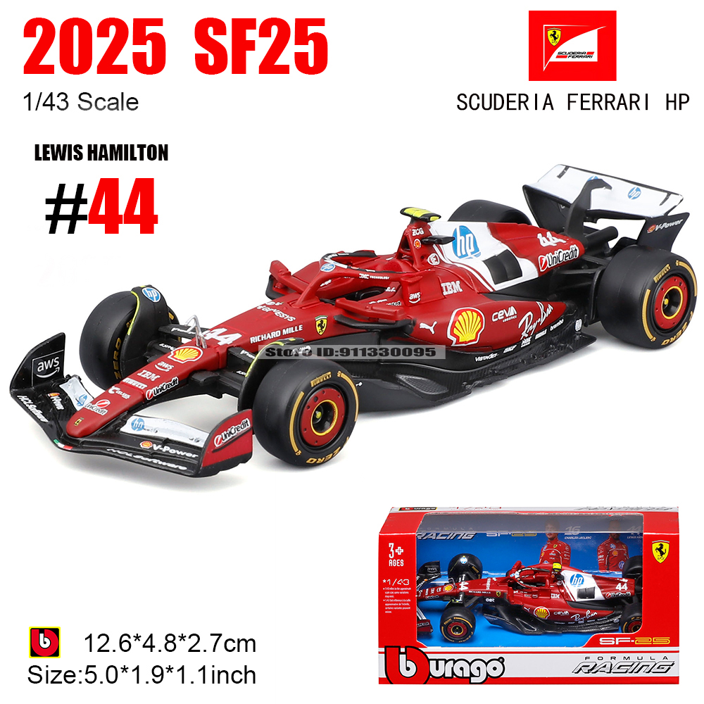 Bburago 1:43 Monza GP 2025 F1  - огляд і ціна Kids Toys John Lewis