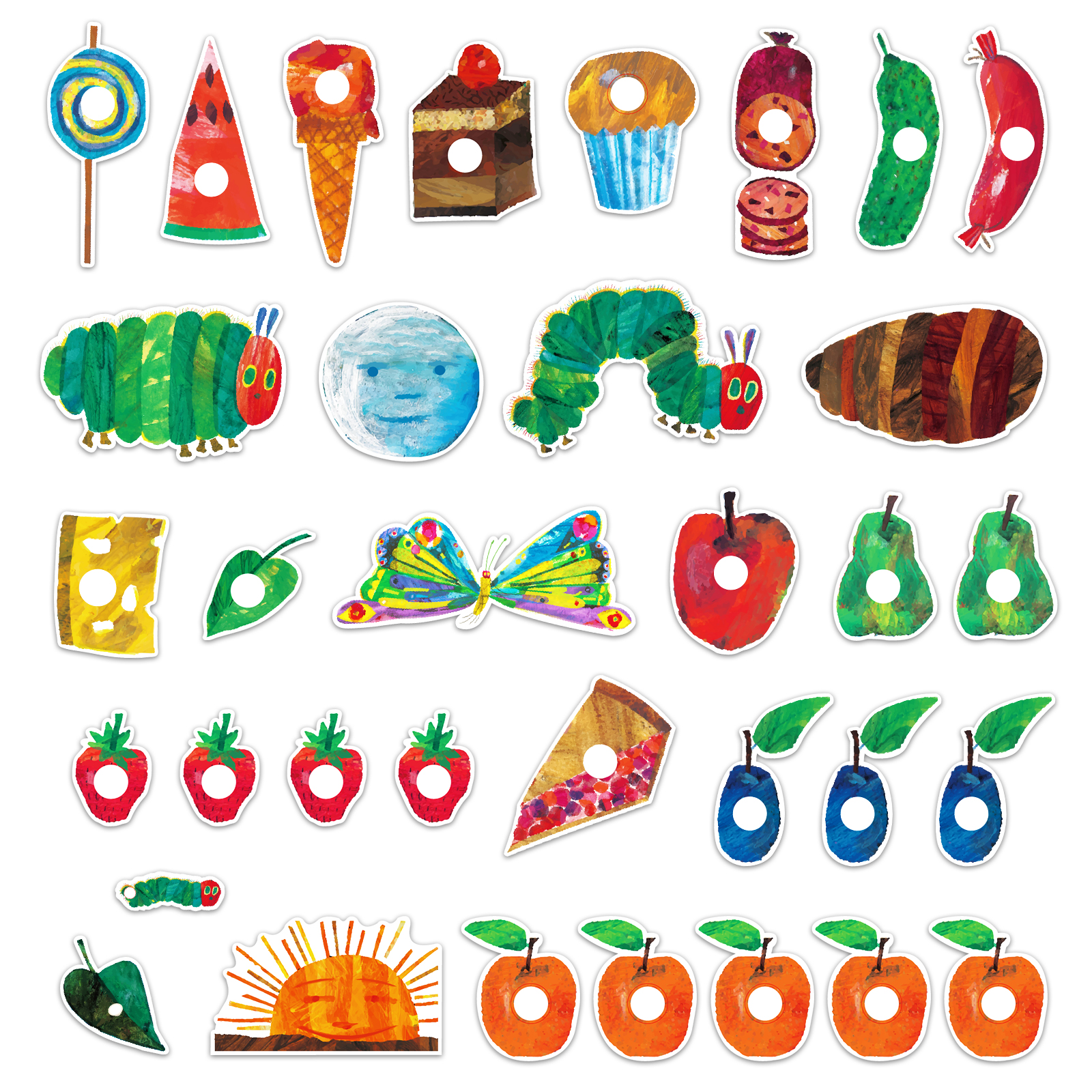 34Pcs The Very Hungry Caterpil - огляд і ціна Kids Toys Very