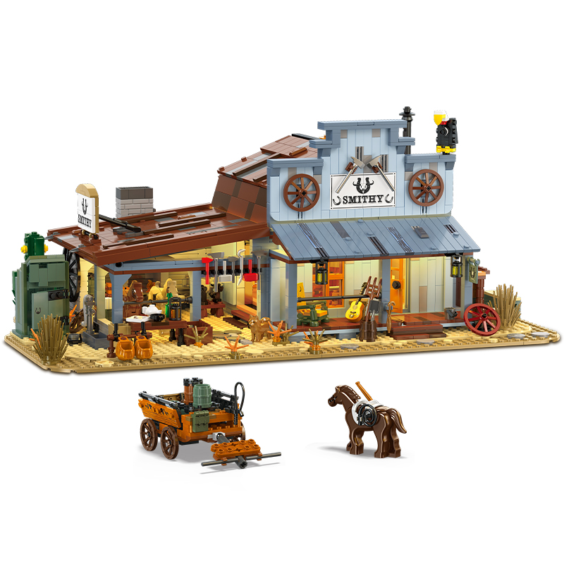 2718PCS Retro Blacksmith Shop  - огляд і ціна Kids Toys Shop