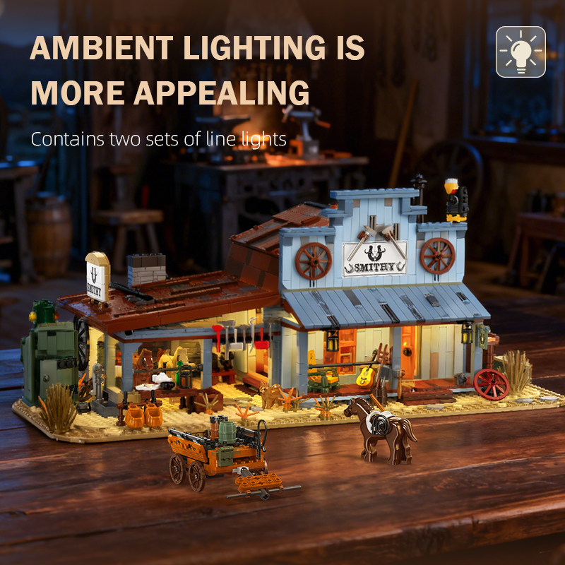 2718PCS Retro Blacksmith Shop  - огляд і ціна Kids Toys Shop