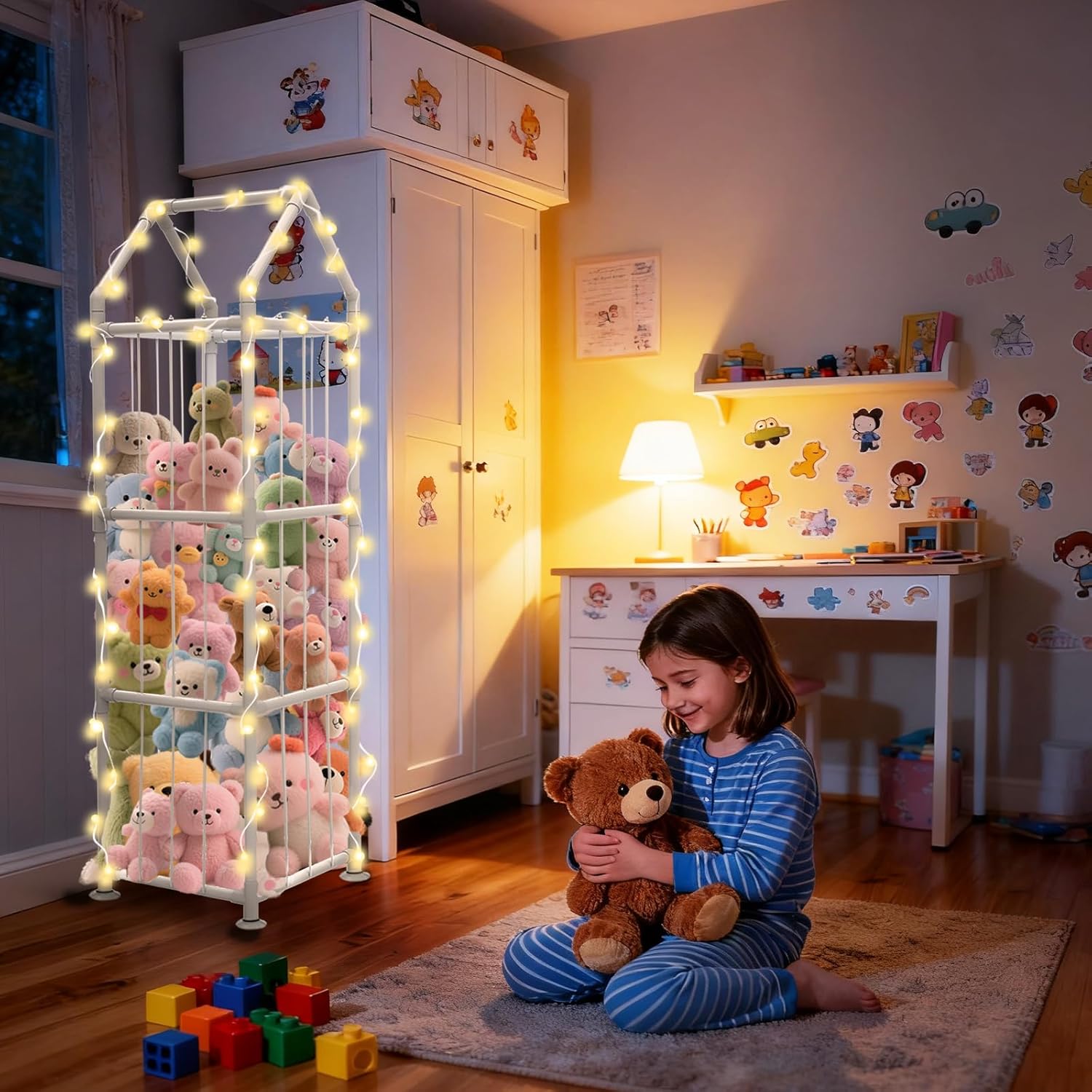 Stuffed Animal Storage with Su - огляд і ціна Kids Storage Toys