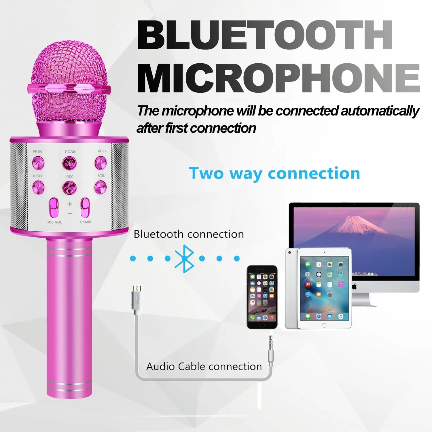 Kids Karaoke Microphone for Gi - огляд і ціна Kids Microphone Karaoke