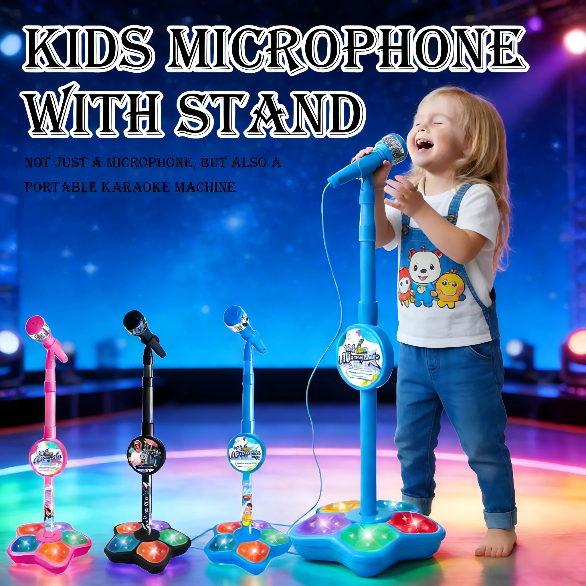 Kids Microphone with Stand Kar - огляд і ціна Kids Microphone Karaoke
