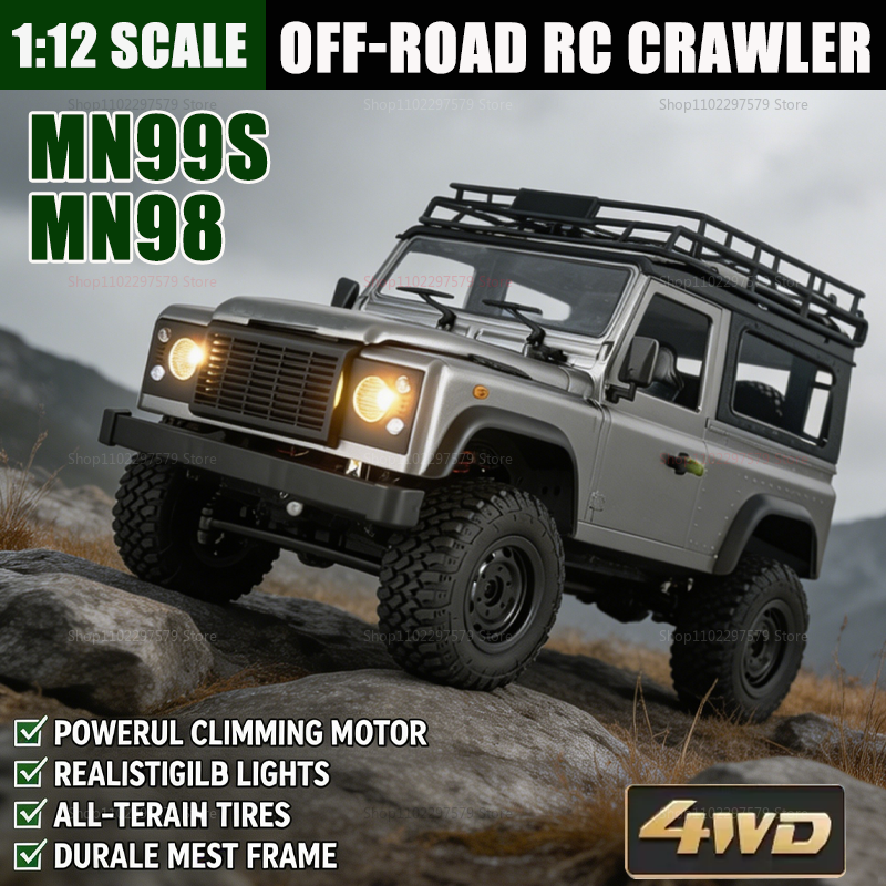 1/12 4WD RC Crawler MN98 MN99s - огляд і ціна Kids Toys Very