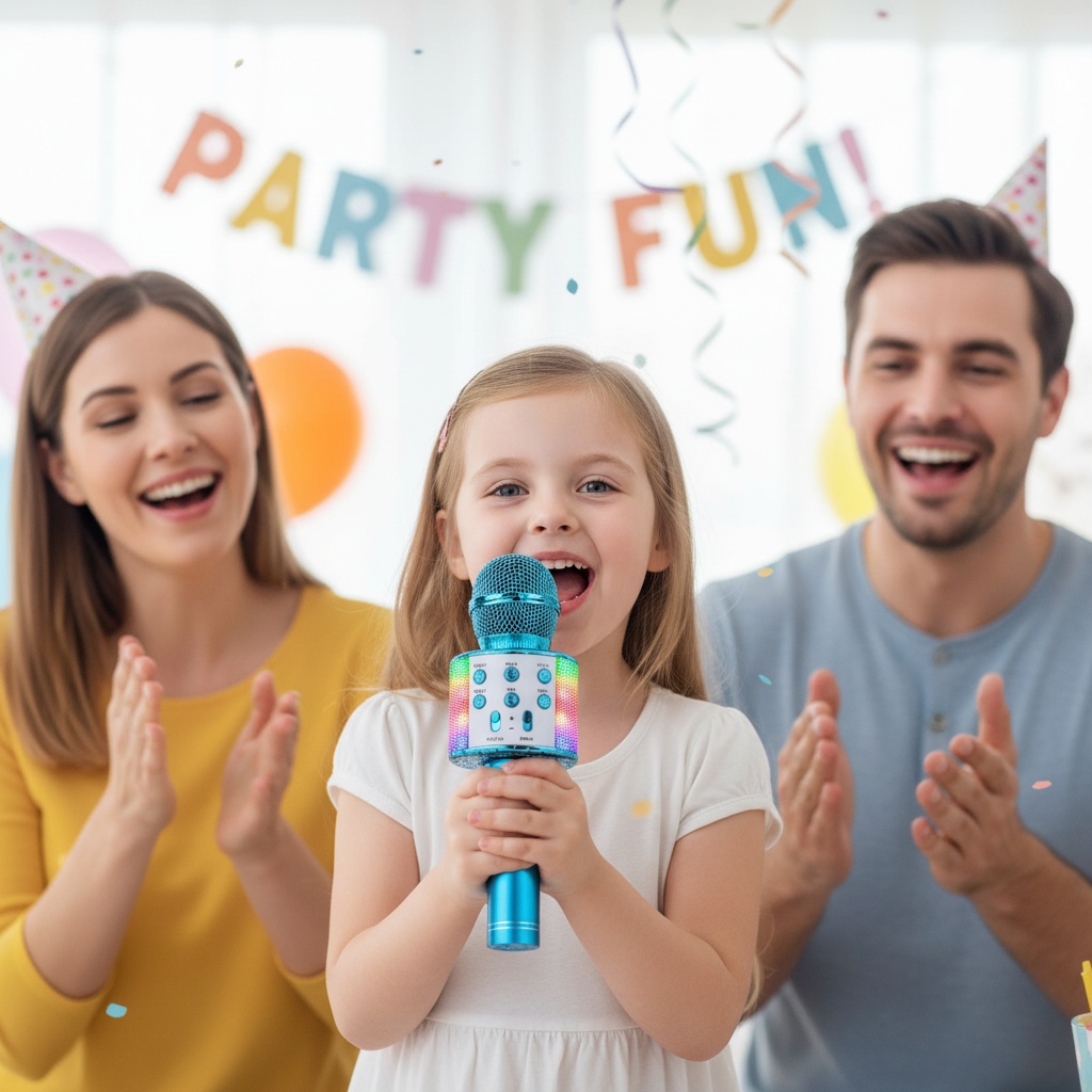 Bluetooth Karaoke Microphone W - огляд і ціна Kids Microphone Karaoke