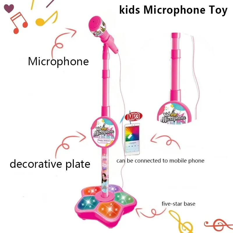 Kids Microphone with Stand Kar - огляд і ціна Kids Microphone Karaoke