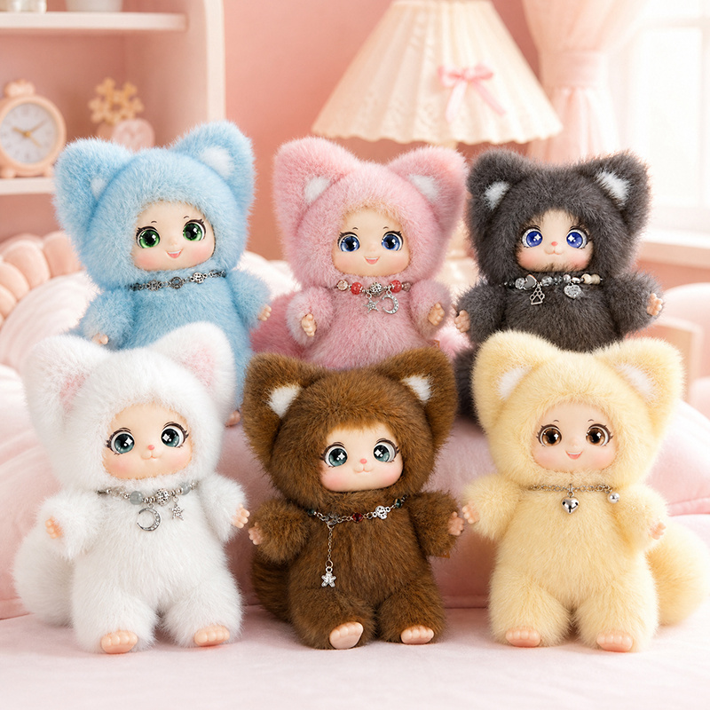 18cm New Cute Family Fox Plush - огляд і ціна Kids Toys Movie