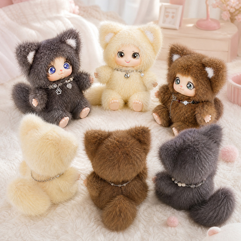 18cm New Cute Family Fox Plush - огляд і ціна Kids Toys Movie