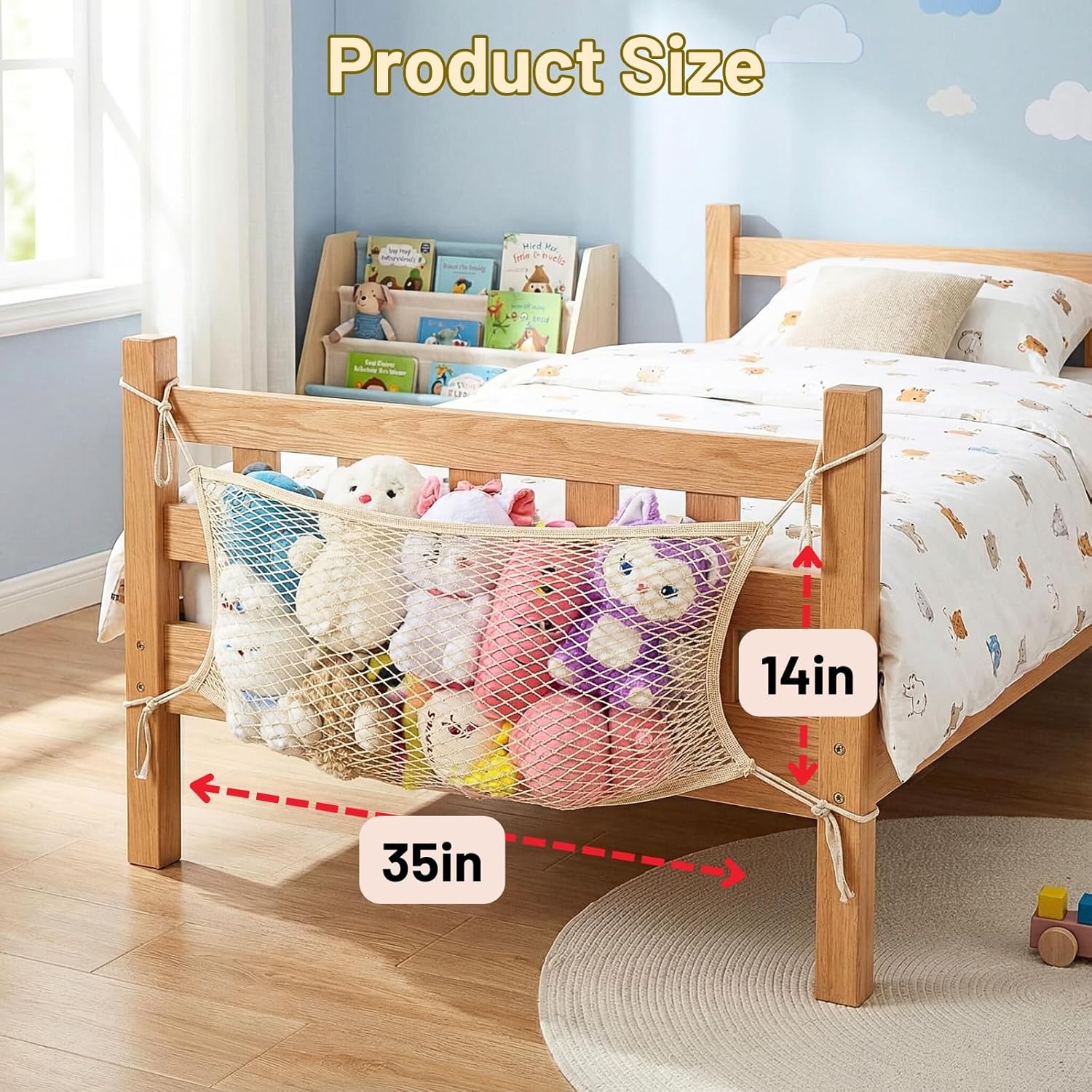 Stuffed Animal Storage Net for - огляд і ціна Kids Storage Toys