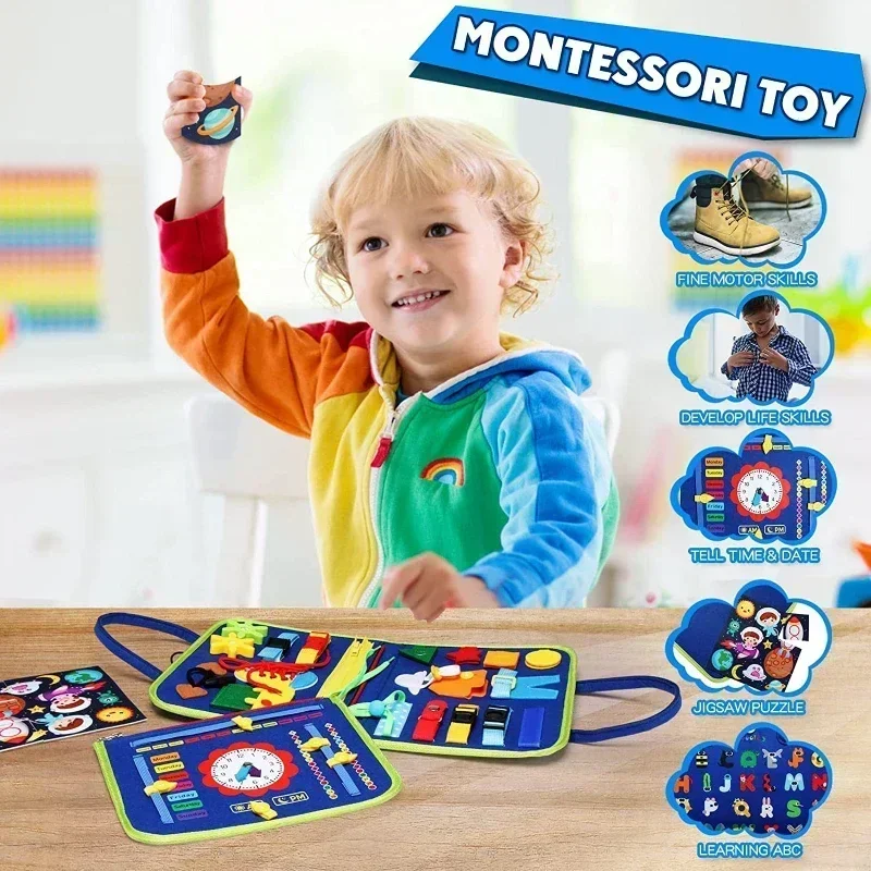 Kids Busy Board Buckle Montess - огляд і ціна Kids Zip Toys