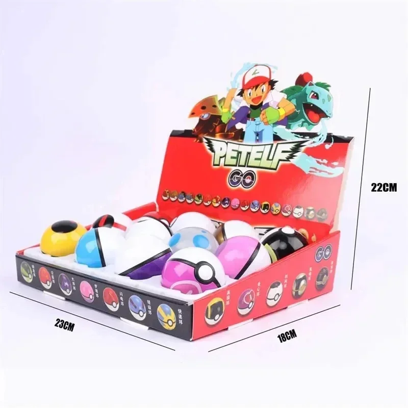 12Pcs Pokemon Figure Pokeball  - огляд і ціна Kids Toys Movie