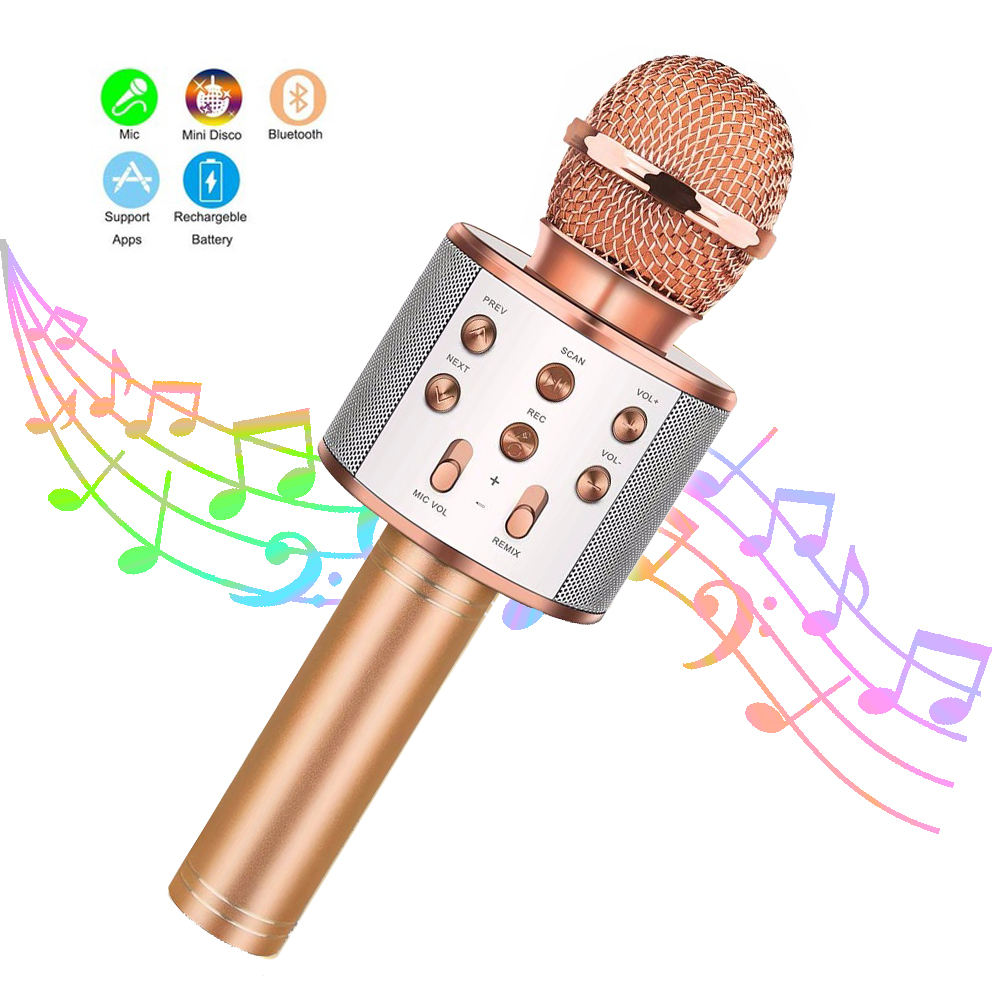 Wireless Bluetooth Karaoke Mic - огляд і ціна Kids Microphone Karaoke