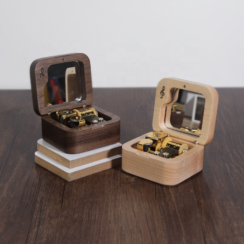 Natural Wooden Music Box Gold- - огляд і ціна Kids Toys Manufacturers