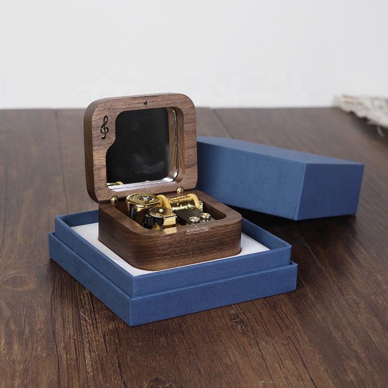 Natural Wooden Music Box Gold- - огляд і ціна Kids Toys Manufacturers