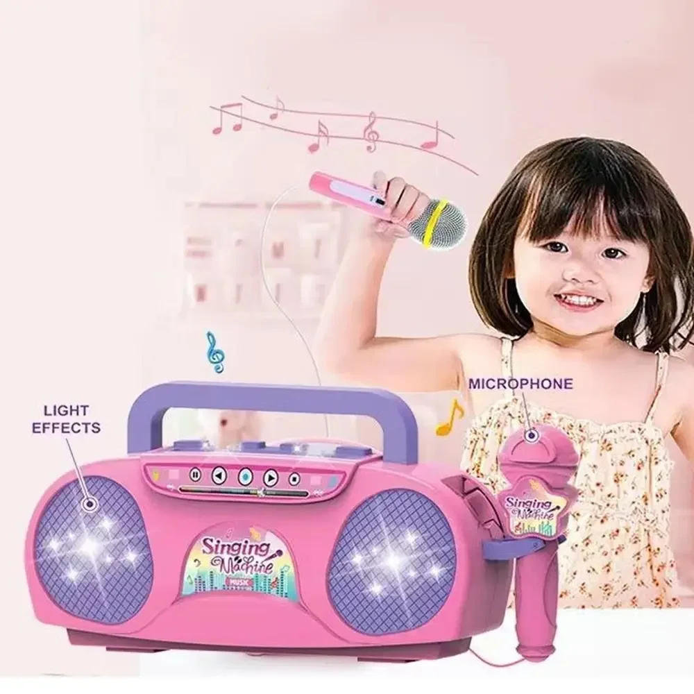 Karaoke Machine with Microphon - огляд і ціна Kids Microphone Karaoke