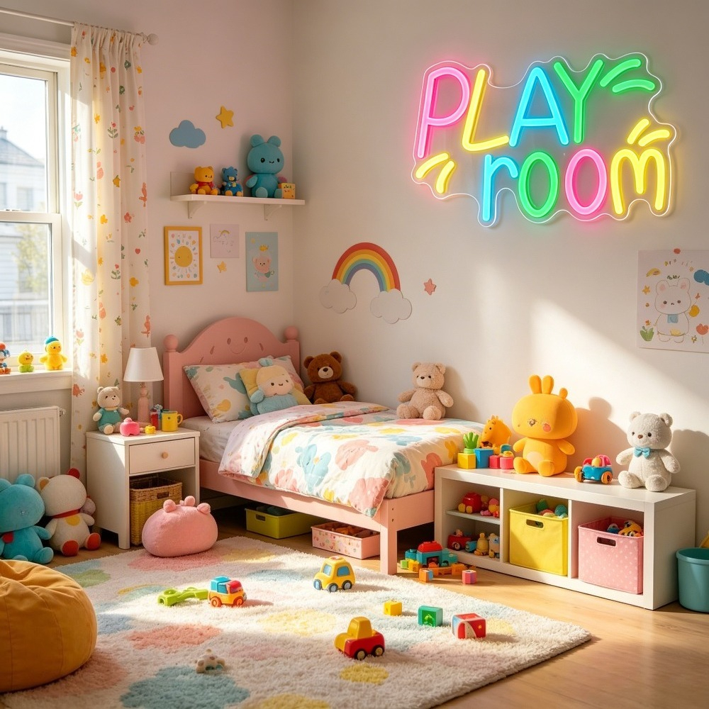 Play Room Neon Sign LED Night  - огляд і ціна Kids Play Zone Toys