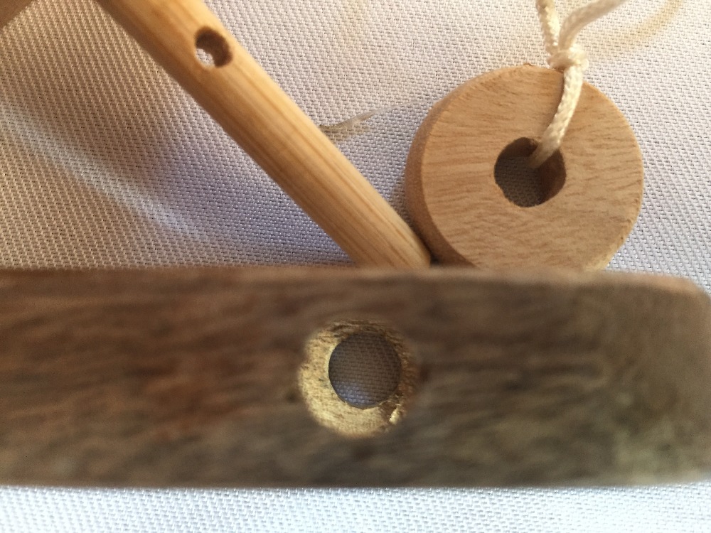 1 PCS Pull String Wood Spin To - огляд і ціна Spin Top Gyro Toy