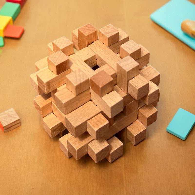 Very Difficult Wooden Luban Lo - огляд і ціна Kids Toys Very