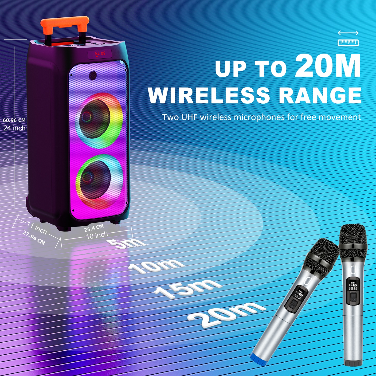 T8Karaoke Machine,Portable Blu - огляд і ціна Kids Microphone Karaoke
